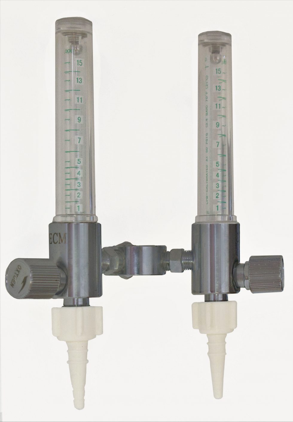 OXYGEN FLOWMETER, Single East Coast Medical